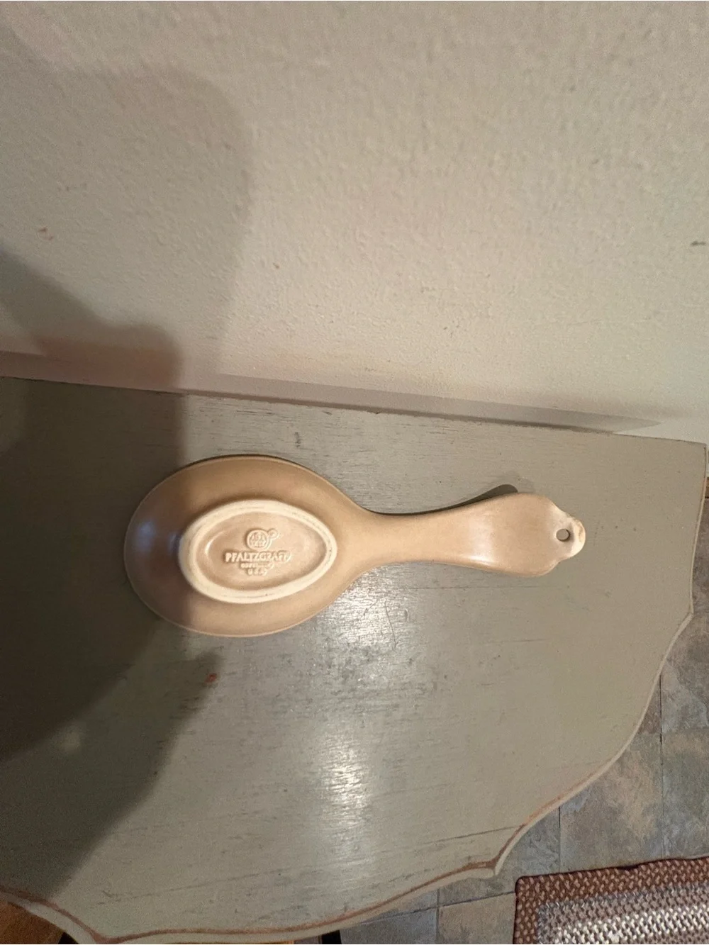 VTG Pfaltzgraff Folk Art Stoneware Spoon Rest